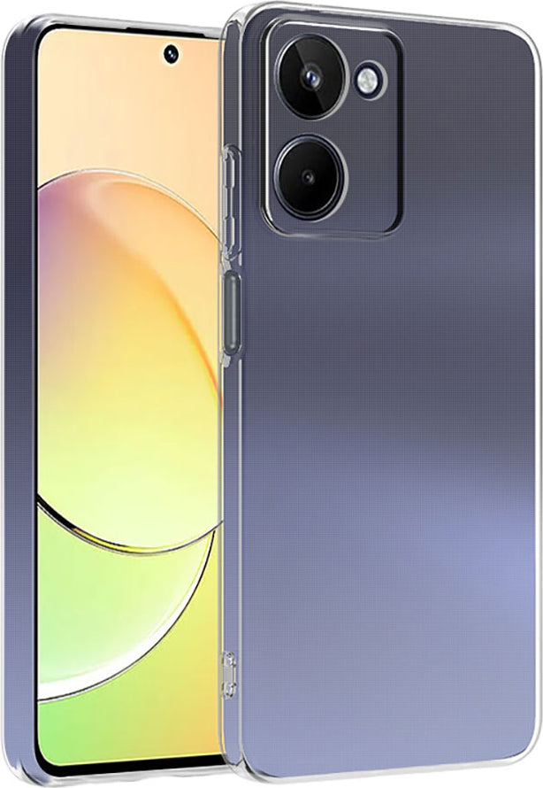 Vivo Y36 4g Kılıf Mnc Süper Silikon Kapak-Renksiz
