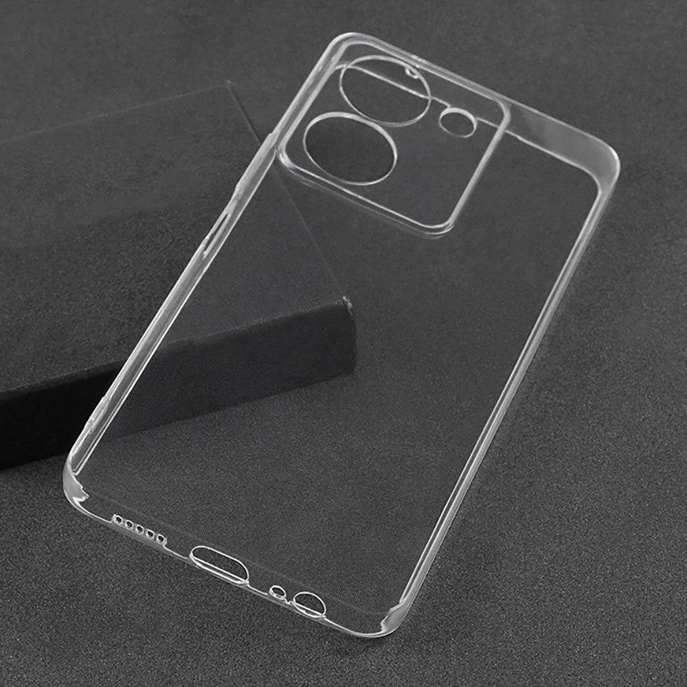 Vivo Y36 4g Kılıf Mnc Süper Silikon Kapak-Renksiz