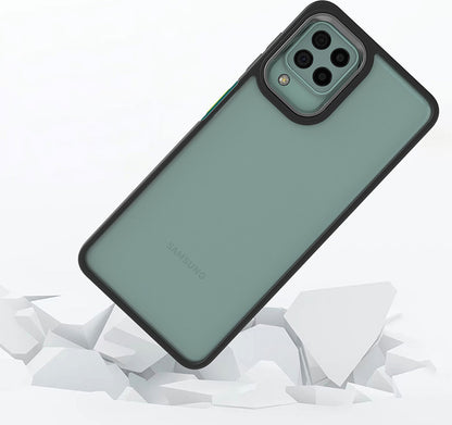 Galaxy A12 Kılıf Mnc Flora Kapak-Mavi