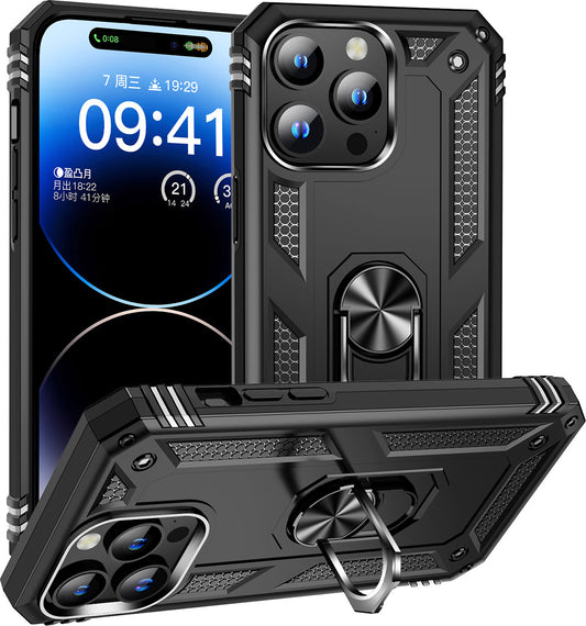 Apple iPhone 15 Pro Kılıf Mnc Vega Kapak-Siyah