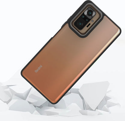 Xiaomi Redmi Note 10 Pro Kılıf Mnc Flora Kapak-Mavi