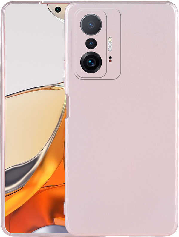 Xiaomi Mi 11T Pro 5g Kılıf Mnc Premier Silikon Kapak-Rose Gold