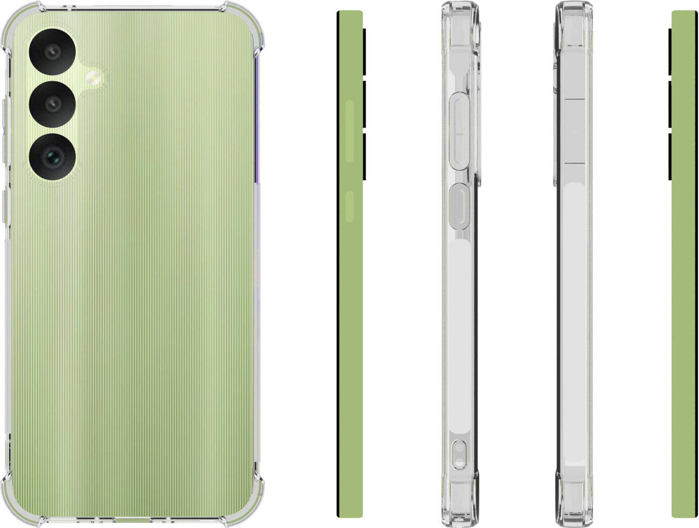 Galaxy A35 Kılıf Mnc Nitro Anti Shock Silikon-Renksiz