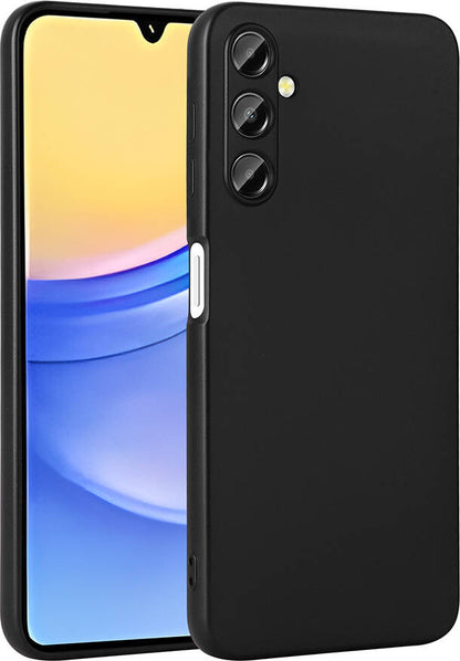 Galaxy A15 Kılıf Mnc Premier Silikon Kapak-Siyah