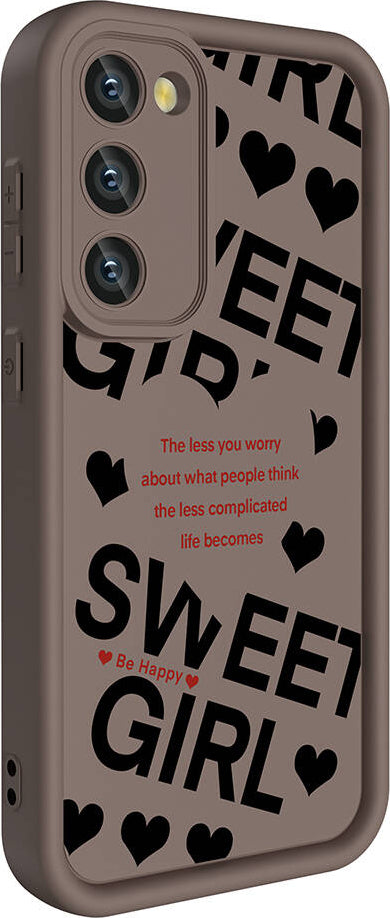 Galaxy S23 Kılıf Kamera Korumalı Baskılı Arka Yüzey Mnc Klas Kapak-Siyah