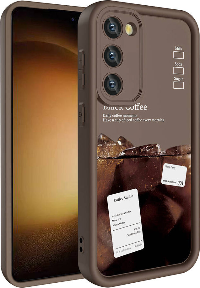 Galaxy S23 Kılıf Kamera Korumalı Baskılı Arka Yüzey Mnc Klas Kapak-Siyah