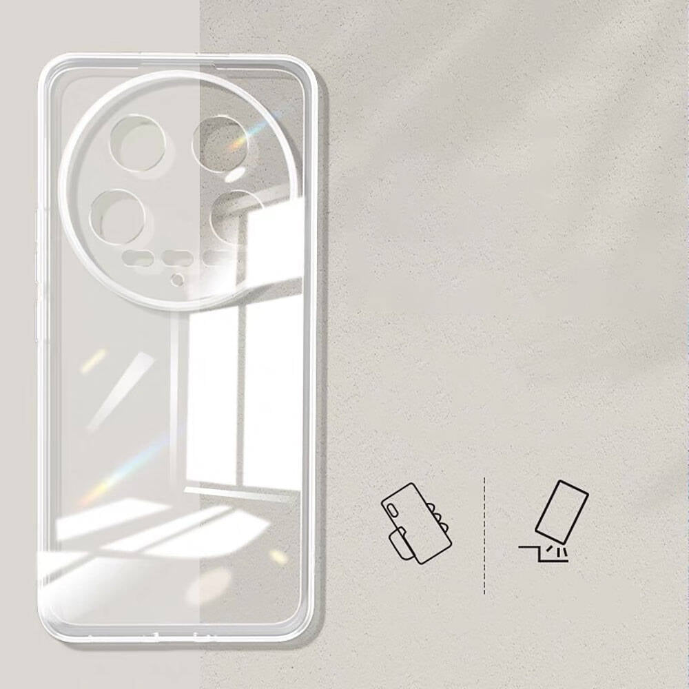 Xiaomi Mi 14 Ultra Kılıf Mnc Süper Silikon Kapak-Renksiz