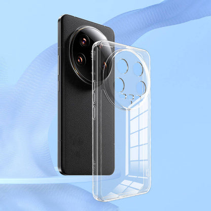 Xiaomi Mi 14 Ultra Kılıf Mnc Süper Silikon Kapak-Renksiz