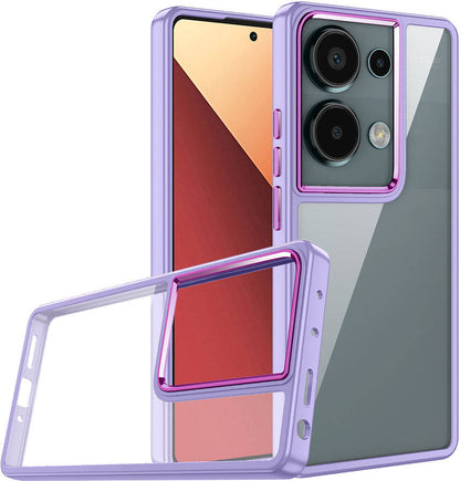 Xiaomi Redmi Note 13 Pro 4g Kılıf Mnc Flora Kapak-Lila