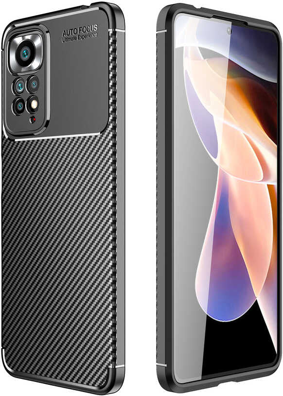 Xiaomi Redmi Note 11 Pro 5g Kılıf Mnc Negro Silikon Kapak-Siyah