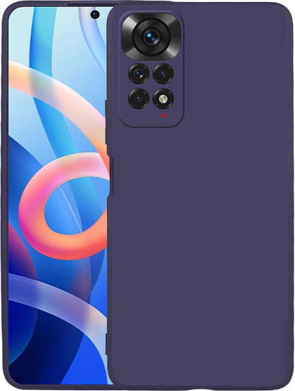 Xiaomi Redmi Note 11 Global Kılıf Mnc Premier Silikon Kapak-Lacivert