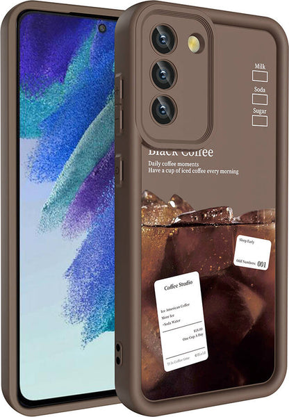 Galaxy S21 Fe Kılıf Kamera Korumalı Baskılı Arka Yüzey Mnc Klas Kapak-Siyah