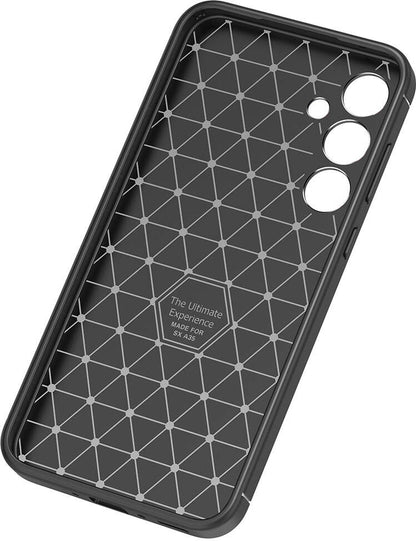 Galaxy A35 Kılıf Mnc Negro Silikon Kapak-Siyah