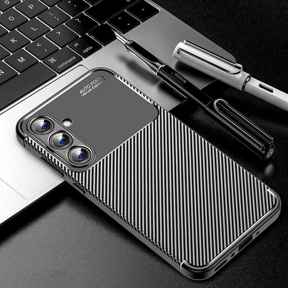 Galaxy A35 Kılıf Mnc Negro Silikon Kapak-Siyah