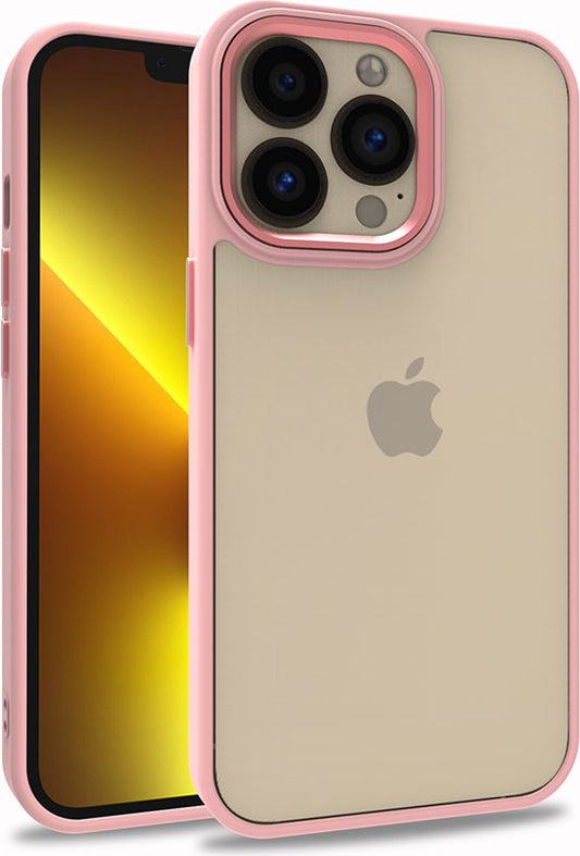 iPhone 13 Pro Kılıf Mnc Flora Kapak-Rose Gold