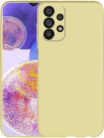 Galaxy A23 Kılıf Mnc Premier Silikon Kapak-Gold