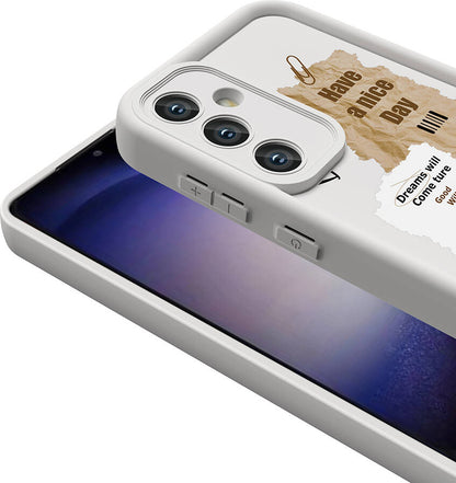 Galaxy A35 Kılıf Kamera Korumalı Baskılı Arka Yüzey Mnc Klas Kapak-Siyah