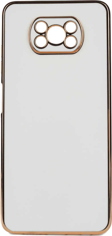 Xiaomi Poco X3 Kılıf Mnc Bark Kapak-Beyaz