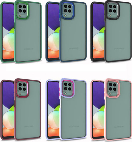 Galaxy A12 Kılıf Mnc Flora Kapak-Kırmızı
