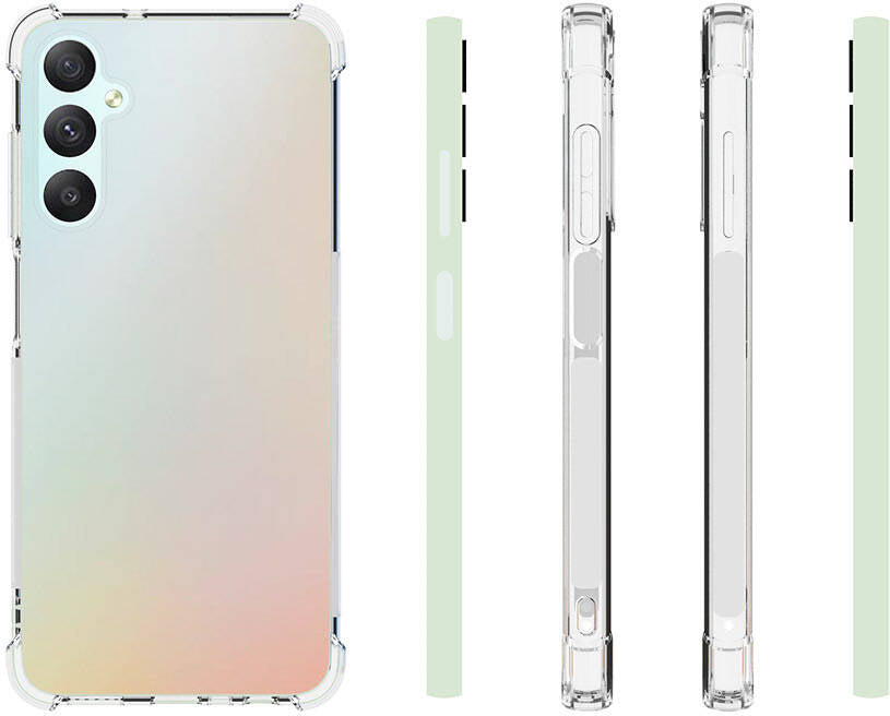 Galaxy A05S Kılıf Mnc Nitro Anti Shock Silikon-Renksiz