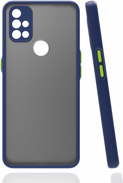One Plus Nord N10 5g Kılıf Mnc Hux Kapak-Lacivert