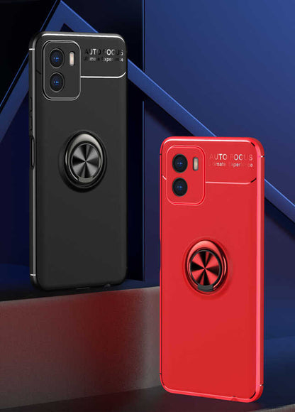 Vivo Y15S Kılıf Mnc Ravel Silikon Kapak-Siyah
