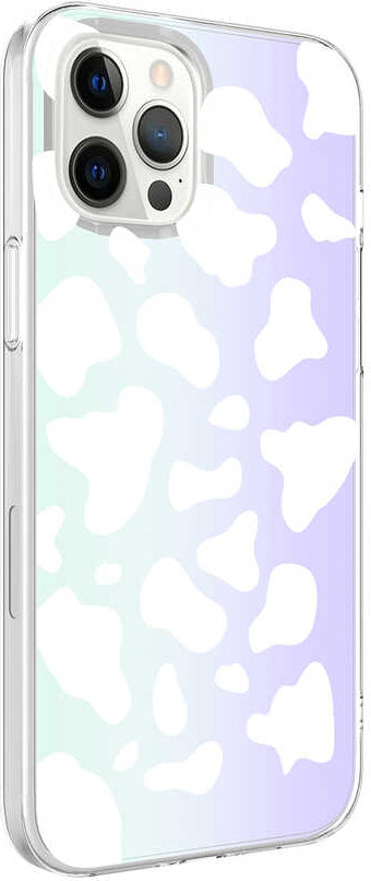 iPhone 12 Pro Kılıf Mnc M-Blue Desenli Kapak-Cow No2