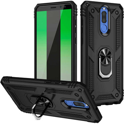 Huawei Mate 10 Lite Kılıf Mnc Vega Kapak-Siyah