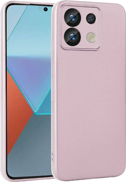 Xiaomi Redmi Note 13 Pro 5g Kılıf Mnc Premier Silikon Kapak-Rose Gold