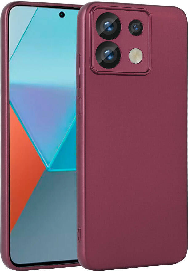 Xiaomi Redmi Note 13 Pro 5g Kılıf Mnc Premier Silikon Kapak-Mürdüm