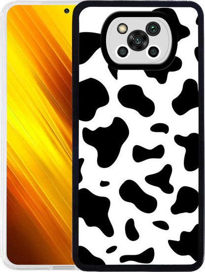 Xiaomi Poco X3 Kılıf Mnc M-Fit Desenli Kapak-Cow No1