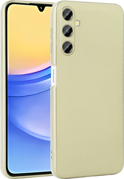 Galaxy A15 Kılıf Mnc Premier Silikon Kapak-Gold