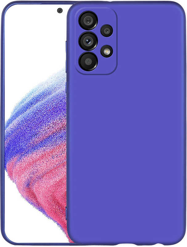 Galaxy A33 5g Kılıf Mnc Premier Silikon Kapak-Saks Mavi