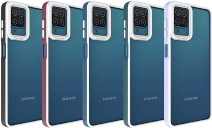Galaxy A12 Kılıf Mnc Mima Kapak-Lacivert
