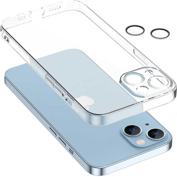 iPhone 13 Kılıf Mnc Fizy Kapak-Renksiz
