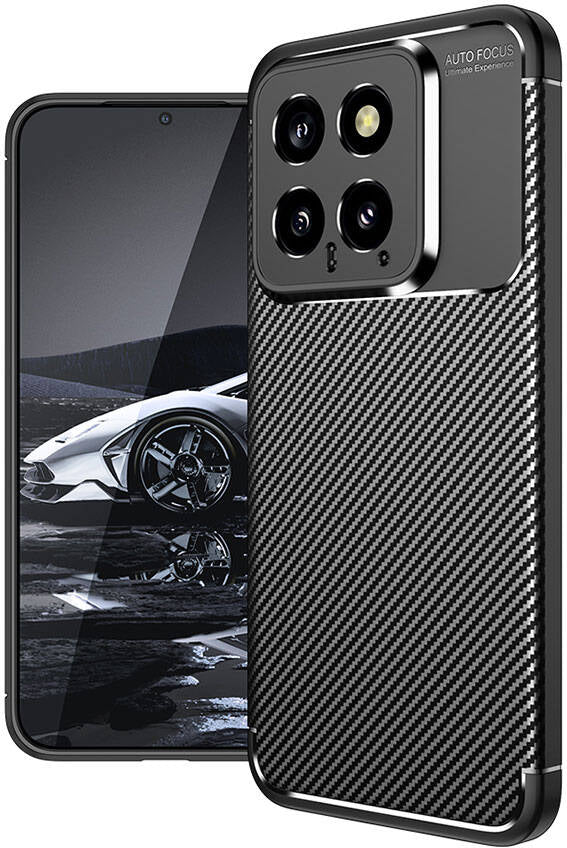 Xiaomi Mi 14 Kılıf Mnc Negro Silikon Kapak-Siyah