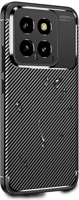 Xiaomi Mi 14 Kılıf Mnc Negro Silikon Kapak-Siyah