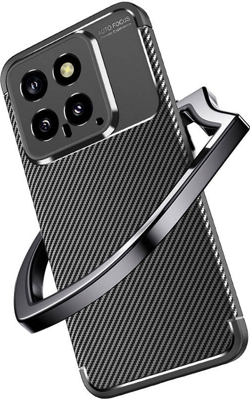 Xiaomi Mi 14 Kılıf Mnc Negro Silikon Kapak-Siyah