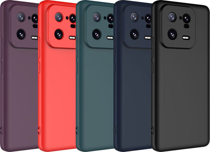 Xiaomi Mi 13 Pro Kılıf Mnc Mara Laaakan Kapak-Kırmızı