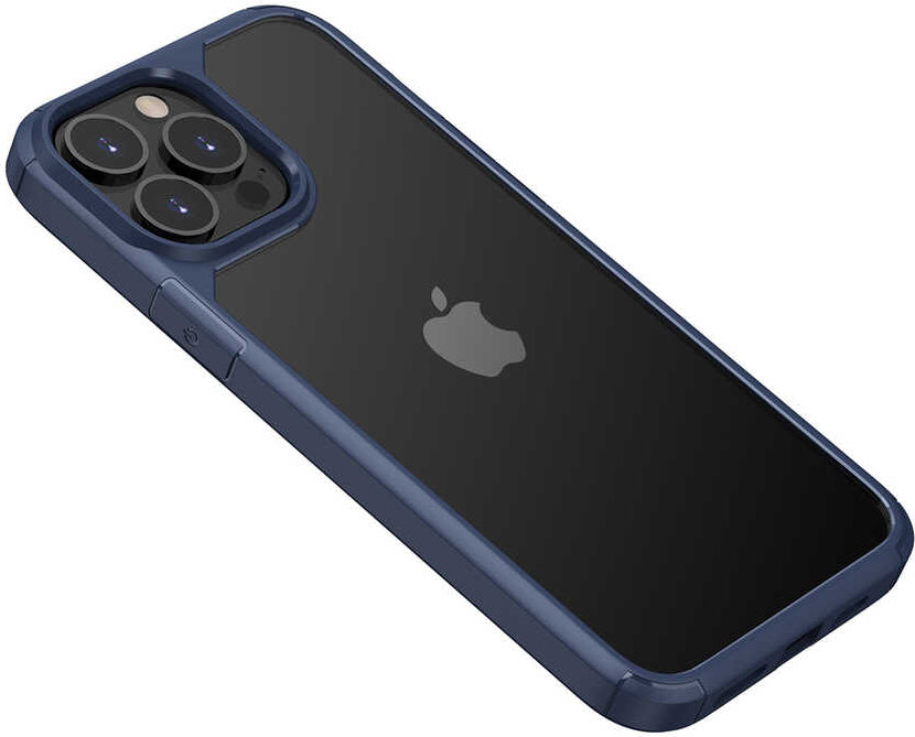 iPhone 13 Pro Max Kılıf Mnc Roll Kapak-Mavi