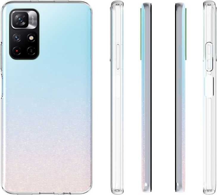 Xiaomi Poco M4 Pro 5g Kılıf Mnc Süper Silikon Kapak-Renksiz
