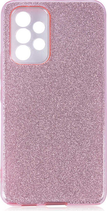 Galaxy A73 Kılıf Mnc Shining Silikon-Pembe