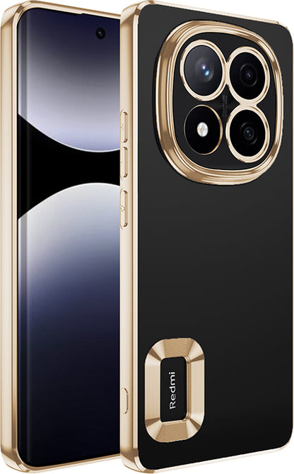 Redmi Note 14 Pro 5g Kılıf Kamera Korumalı Logo Gösteren Mnc Omega Kapak - Gümüş