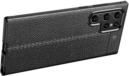 Galaxy S22 Ultra Kılıf Mnc Niss Silikon Kapak-Siyah