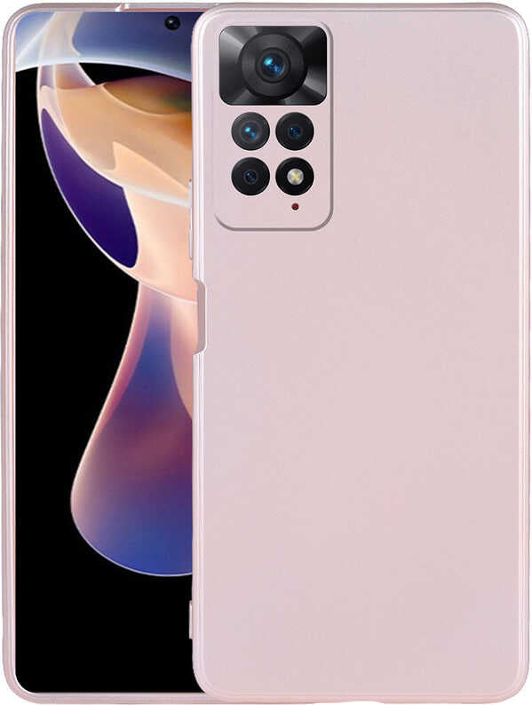 Xiaomi Redmi Note 11 Pro 5g Kılıf Mnc Premier Silikon Kapak-Rose Gold