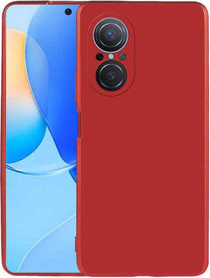Huawei Nova 9 Se Kılıf Mnc Premier Silikon Kapak-Kırmızı
