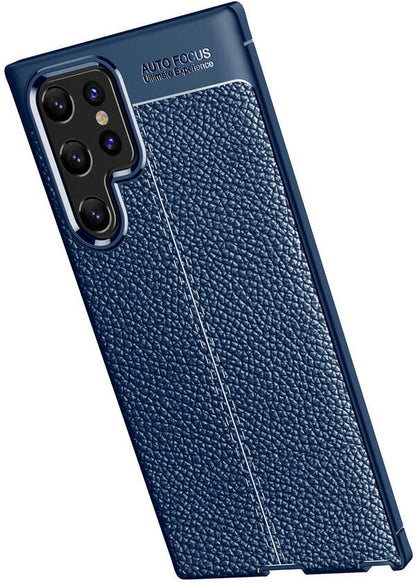 Galaxy S22 Ultra Kılıf Mnc Niss Silikon Kapak-Siyah