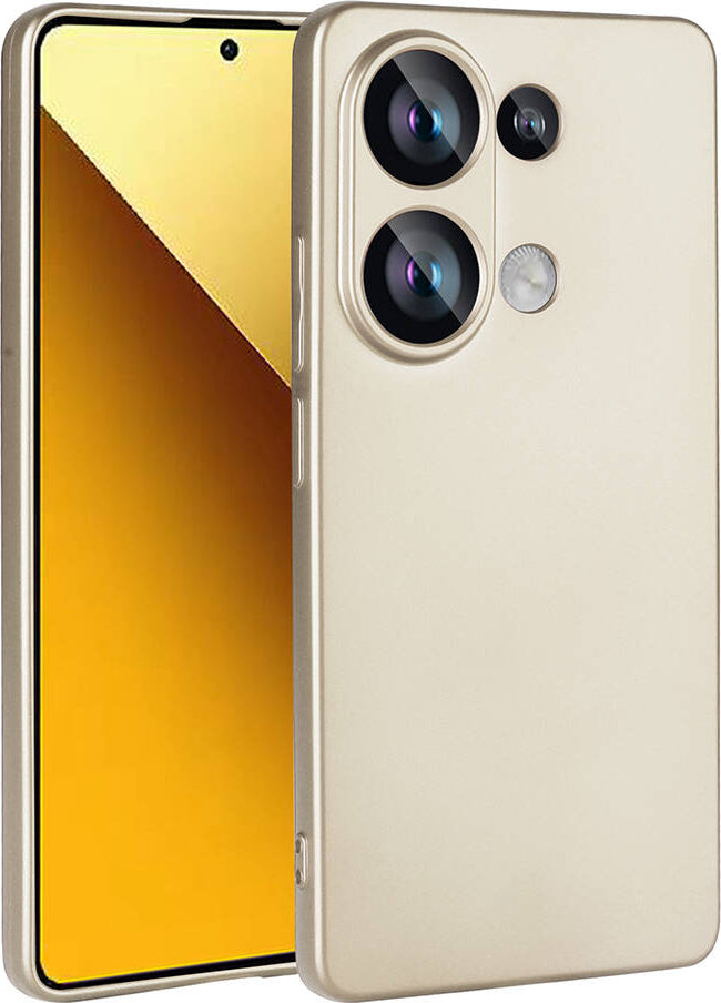 Xiaomi Poco M6 Pro 4g Kılıf Mnc Premier Silikon Kapak-Gold