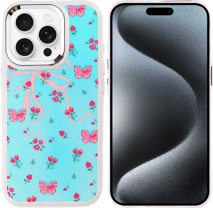 iPhone 15 Pro Max Kılıf Airbag Tasarımlı Mnc Hadra Kapak - Kelebek
