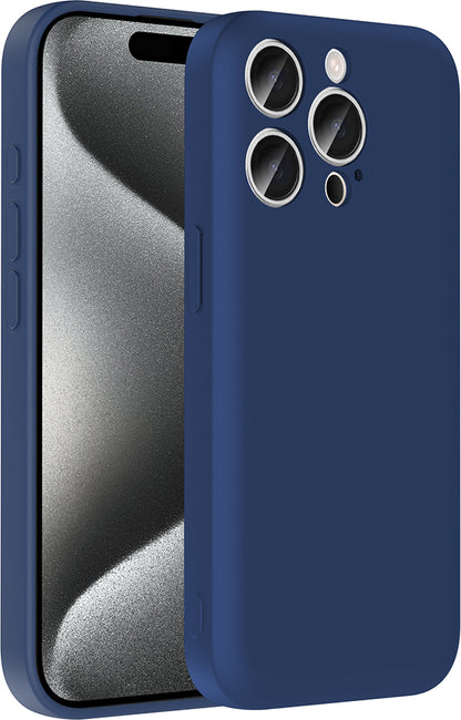 iPhone 15 Pro Max Kılıf Kamera Korumalı Kartlık Hazneli Mnc Vitra Kapak - Siyah